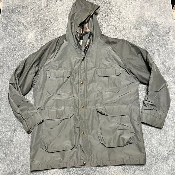 Woolrich Other - Vintage Woolrich Field Barn Chore Coat Jacket Mens XL Gray Wool Lined **